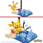Pokemon Building Toy Kit Pikachu'S Beach Splash (79 Pieces) for Kids - Image 4
