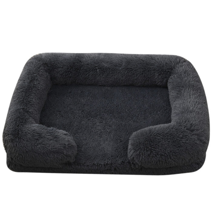 Plush round Pet Bed Dog Bed Winter - Image 11