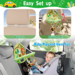 Baby Car Seat Travel Toy – Double-Sided Activity Entertainment for 0-12 Months - Image 11