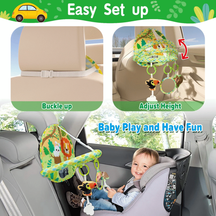 Baby Car Seat Travel Toy – Double-Sided Activity Entertainment for 0-12 Months - Image 11
