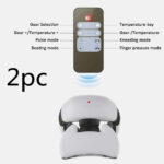 Smart Electric Pulse Back & Neck Massager – 4-Head Pain Relief & Cervical Therapy