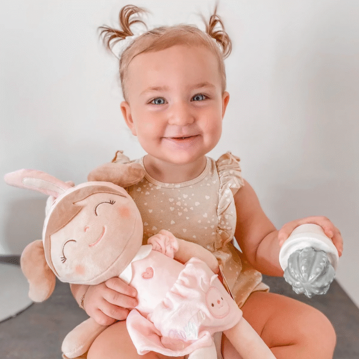 Soft Doll Baby Doll Girl Gifts Plush Bunny Dolls 14" with Gift Box - Image 5
