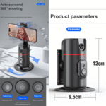 Auto Face Tracking Phone Tripod – 360° Rotation, No App Needed, Smart Camera Stand - Image 6