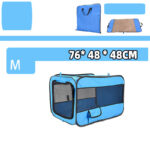 Portable Pet Travel Carrier Bag – Foldable with Safety Zippers - Image 12