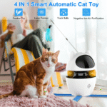 Automatic 3 in 1 Interactive Cat Toy with Laser and Feather for Indoor - Image 5