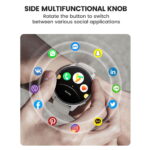 Smart Watch, 1.85 Inch Smart Watch with Answer/Dial ,Smart Watch for Men (Black) - Image 4