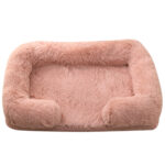 Plush round Pet Bed Dog Bed Winter - Image 5