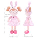 Soft Doll Baby Doll Girl Gifts Plush Bunny Dolls 14" with Gift Box - Image 2