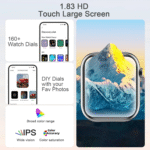 Bluetooth Smart Watch – Call & Message Support for Android & iOS (Black) - Image 6