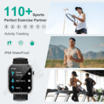 Bluetooth Smart Watch – Call & Message Support for Android & iOS (Black) - Image 5