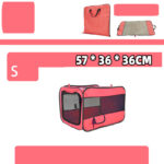 Portable Pet Travel Carrier Bag – Foldable with Safety Zippers - Image 4