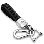 Chevrolet Camaro ZL1-1LE Leather Key Chain – Braided Rope Style, Official Licensed