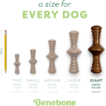 Zaggler Rolling Dog Chew Toy for Aggressive Chewers, Real Bacon, Made in USA, Giant - Image 4