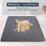 Washable Pee Pads for Dogs, Extra Large Reusable Dog Pee Pad, Waterproof Pet Mat. - Image 5
