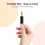 3.5Mm 1/8 Stereo Jack to 3.5Mm Audio Male to Male Adapter Connectors Gold Plated Compatible - Image 4