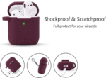 Compatible with Airpod 2&1 Case Cover, Cute Silicone Protective Accessories Cases/Keychain/Pompom. - Image 4