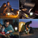 , Waterproof Tent Light with 4 Light Modes, Camping Essentials, Portable Lantern Flashlight for Camping, Emergency Light, Power Outages, Not Rechargeable - Image 8