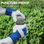 1-Pair Safety Leather Work Gloves - Image 4