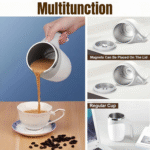 Automatic Magnetic Stirring Coffee Mug, New Magnetic Coffee Stirrer Mug for Milk Self Stirring Mug with Lid, Automatic Coffee Cup Stirrer Auto Stirring Coffee Mug - Image 6