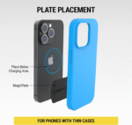 MAGRKSRI Magicmount Replacement Metal Plate Kit for Phone, Metal Plates for Magnetic Mount Cell Phone Holder for Car, Universal with All Devices and Phone Case, Silver - Image 3