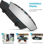 Verivue Universal Panoramic 12-Inch Rear View Mirror. - Image 3