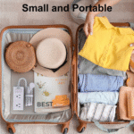 5Ft Flat Outlet Plug Extension Cord - 6 Power Outlets, No Usb Sockets, Home, Office, Travel Essential, White - Image 5