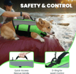Front Float Dog Life Vest, Dog Life Jacket for Swimming & Boating - Image 3
