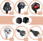 2P UK to US Plug Adapter, Universal Plug Adapter Plug - Image 4
